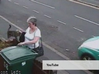 CCTV shows owner abandoned limping dog