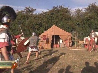Combats d'entraînement de la cohorte auxiliaire nervienne