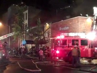 The Frontier Coffee Shop fire