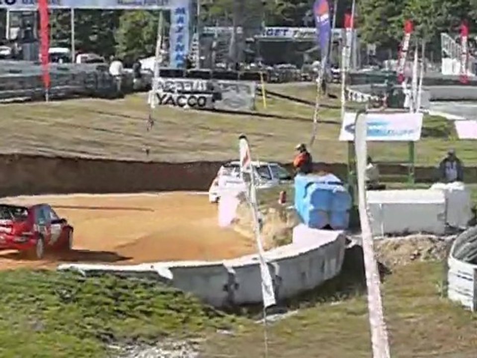 Rallycross de Mayenne 2010 - D1A Manche 2 - Steven Bossard