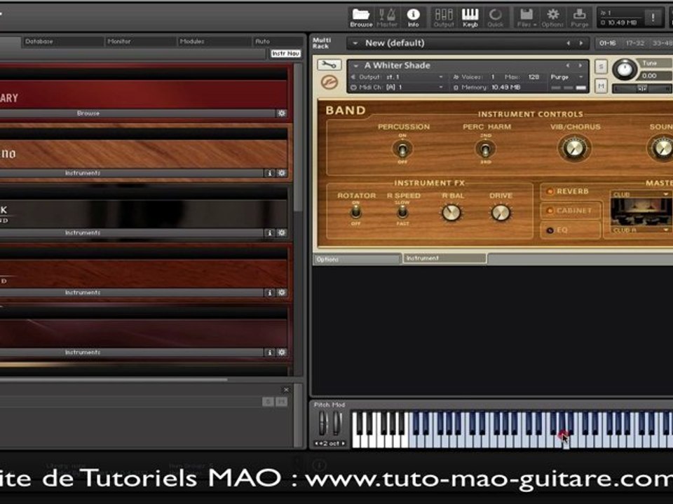 TUTO MAO : KONTAKT 4 NATIVE INSTRUMENTS PART1