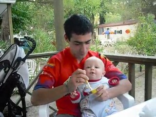 mon ptit pot et papa