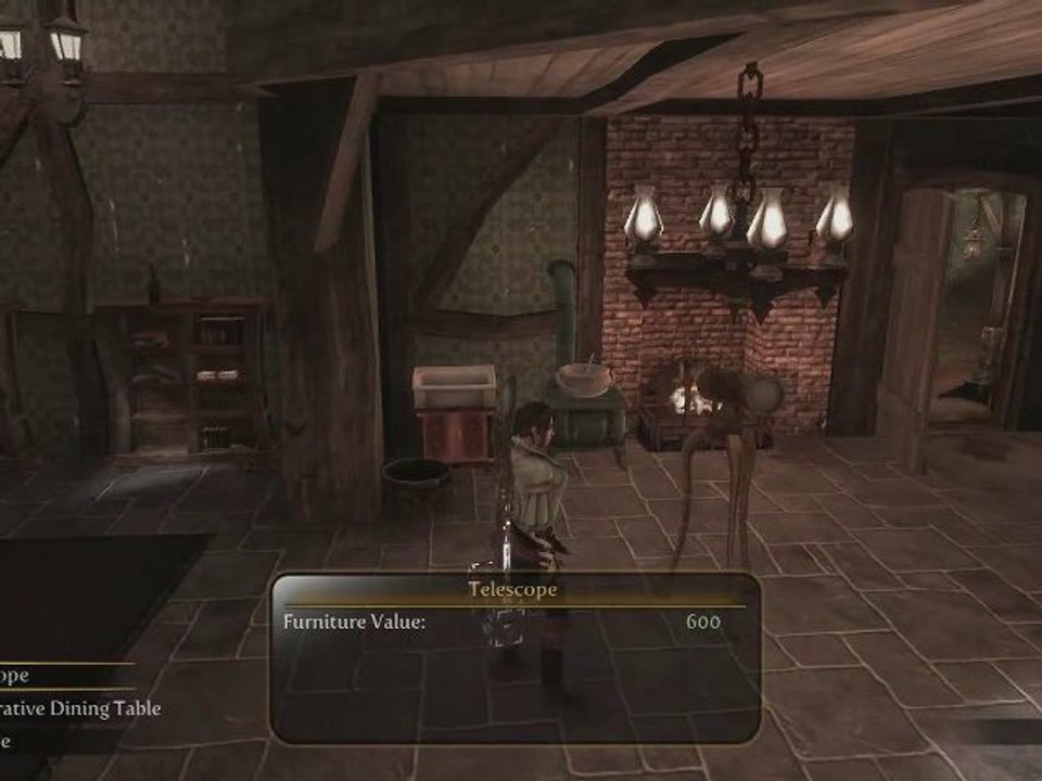 Fable 3 - Présentation de la customisation des intérieurs