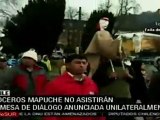 Mapuches rechazan diálogo con el gobierno y exigen eliminac