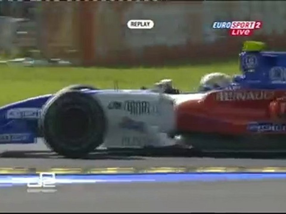 Romain Grosjean Out GP2 2010 Rd9 Italy Monza Race2