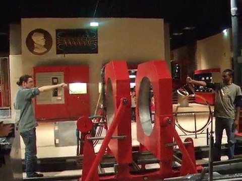 Lignes du champ magnétique créé par un électroaimant