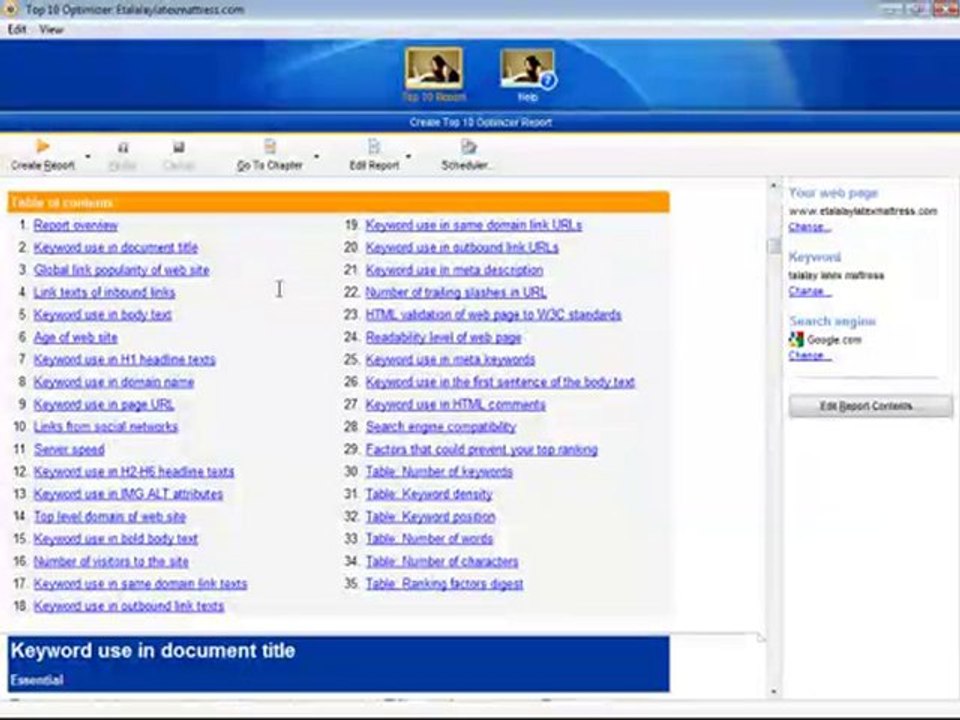 SEO Software Review How To Optimize Pages using IBP