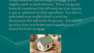 Apply For An LA Home Mortgage