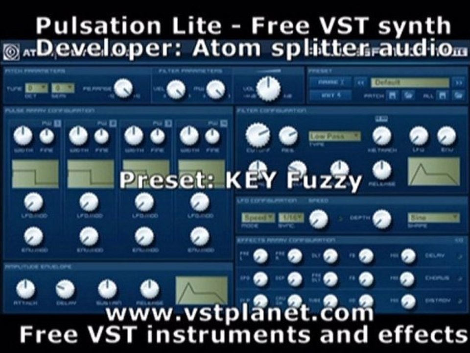 Pulsation Lite - Free VST Synth - vstplanet.com