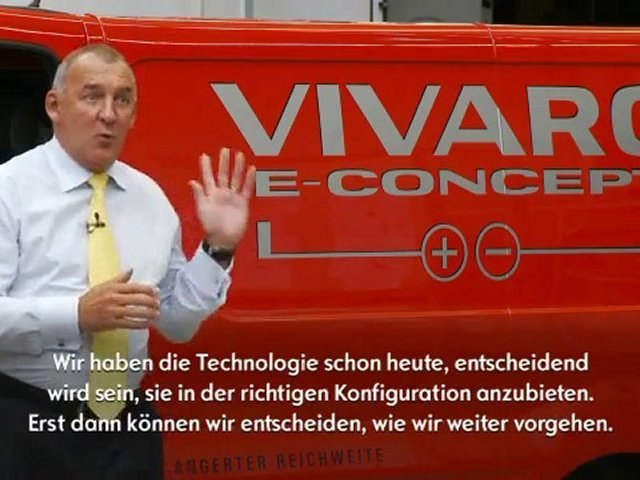 Opel Vivaro e-Concept : électrique prolongateur...