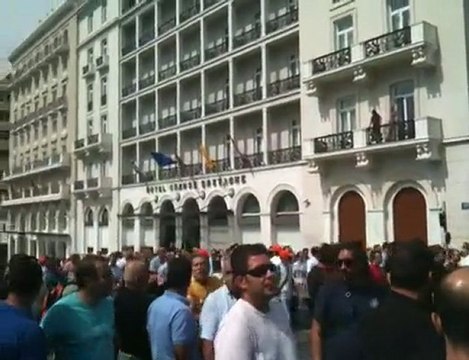 Κινητοποιησεις εργαζομένων ΟΣΕ στο Σύνταγμα