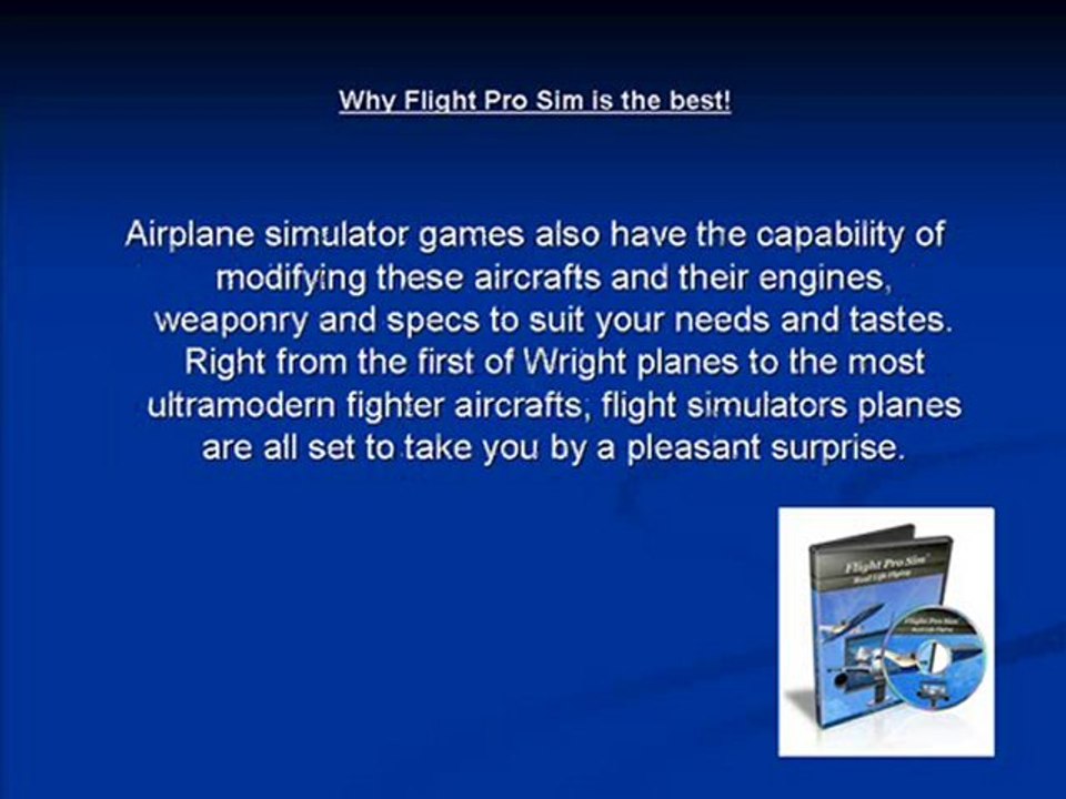 Famous flight simulator PC games