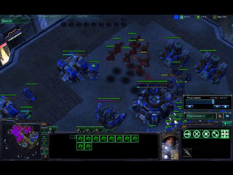 Starcraft 2 - ZvT Contrer du Mecha+Marine