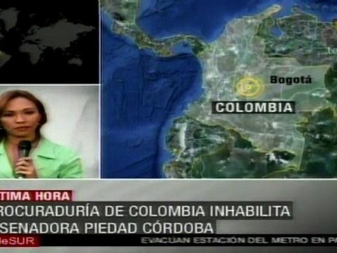 Senadora Piedad Córdoba inhabilitada por Procuraduría Gene