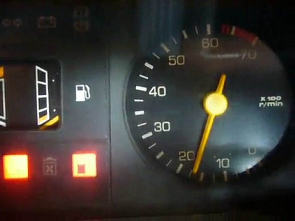 Démarrage moteur froid Ford Escort XR3 1981