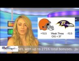 Browns vs Ravens Week 3 NFL Sportsbook Betting Odds