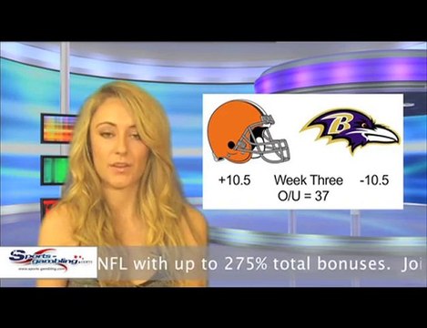 Browns vs Ravens Week 3 NFL Sportsbook Betting Odds