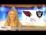 Cardinals vs Raiders NFL Online Sportsbook Betting Odds
