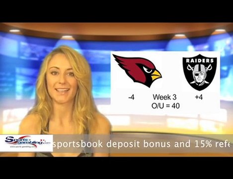 Cardinals vs Raiders NFL Online Sportsbook Betting Odds