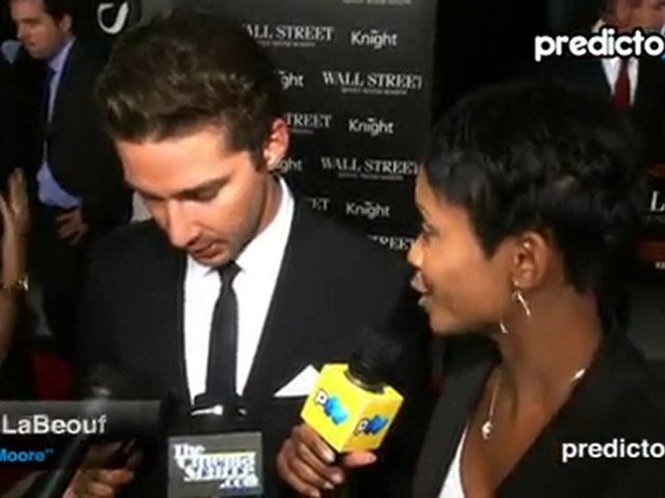 At "Wall Street 2" Premiere, Oliver Stone & Shia LaBeouf