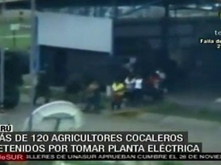 Perú: Investigan a agricultores por toma de central hidroel
