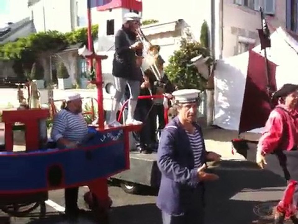 La Cie "A Ciel Ouvert" sur la Caravane de Loire 2010