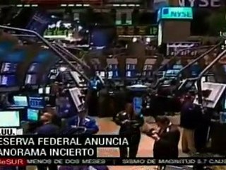 Reserva federal estadounidense anuncia panorama económico i