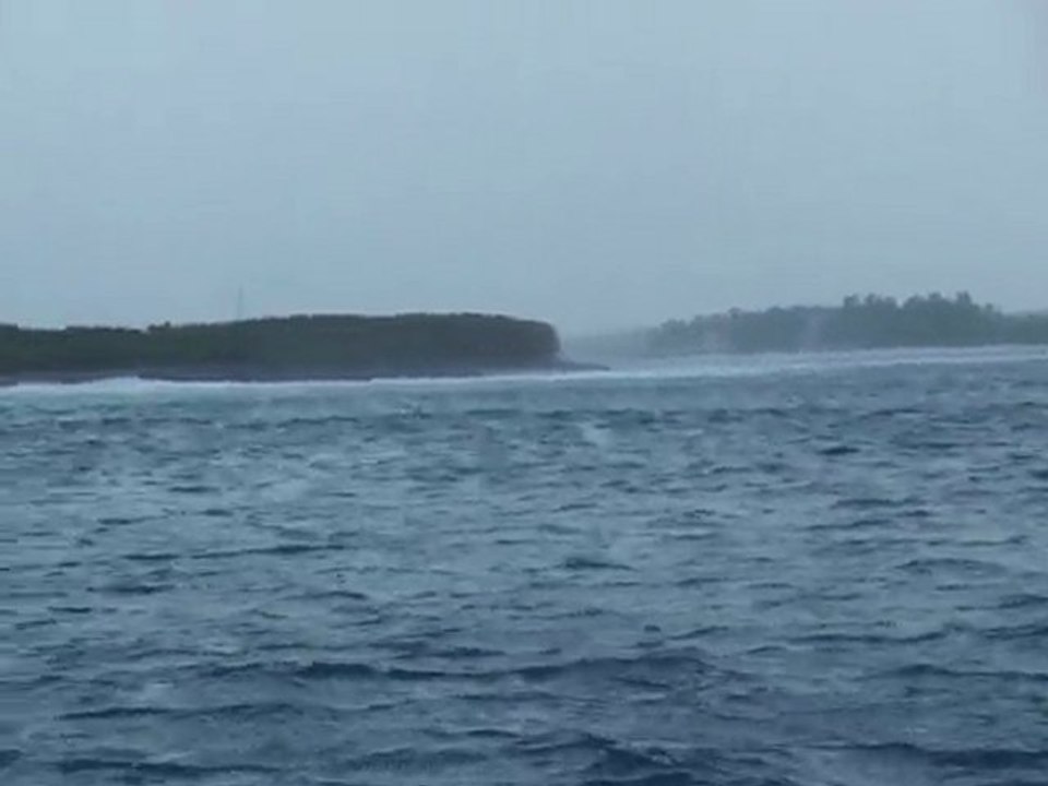 En approche de Petite Terre