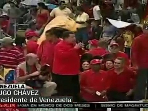 Chávez encabezó cierre de campaña del PSUV en Caracas