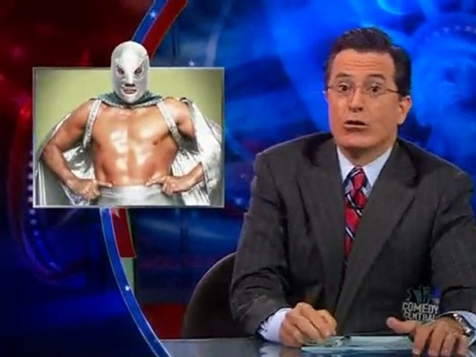 Stephen Colbert vs El Hijo del Santo