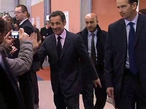 Visite de Nicolas Sarkozy en Anjou
