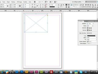 Tutoriel Indesign CS5 : Création d'un bloc et positionnement
