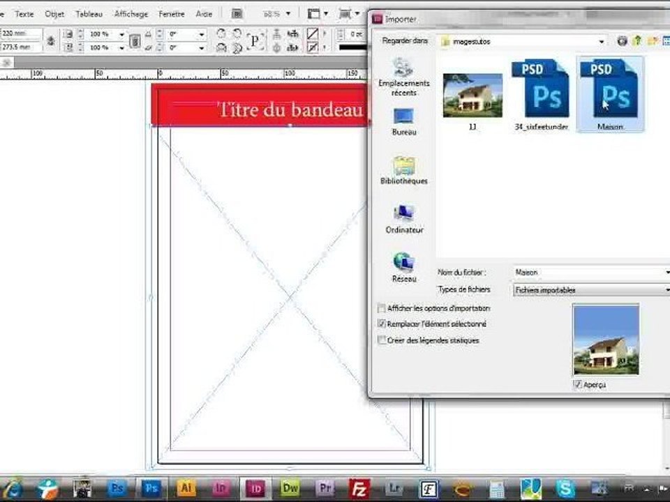 Tutoriel Indesign CS5 : Bloc image