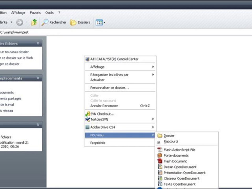 Environnement de travail pour Zend Framework