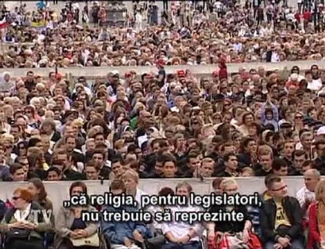 Papa: Natiunile stravechi ale Europei au un suflet crestin