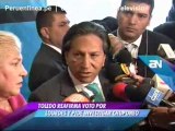 Alejandro Toledo Confirma voto por Lourdes Flores