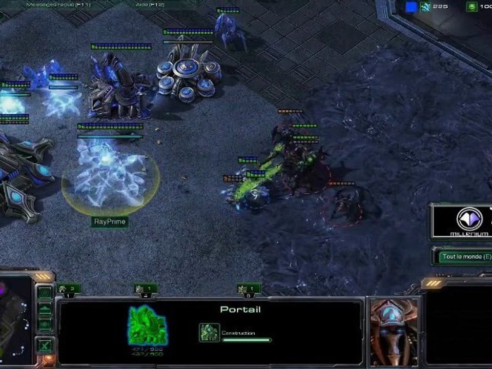 Match Starcraft II: Protoss vs Zerg Coréens par Zerator