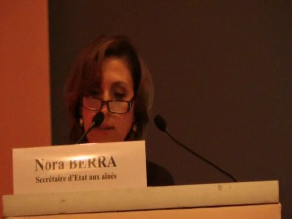 Nora Berra : 1ères Assises de l'aide à domicile