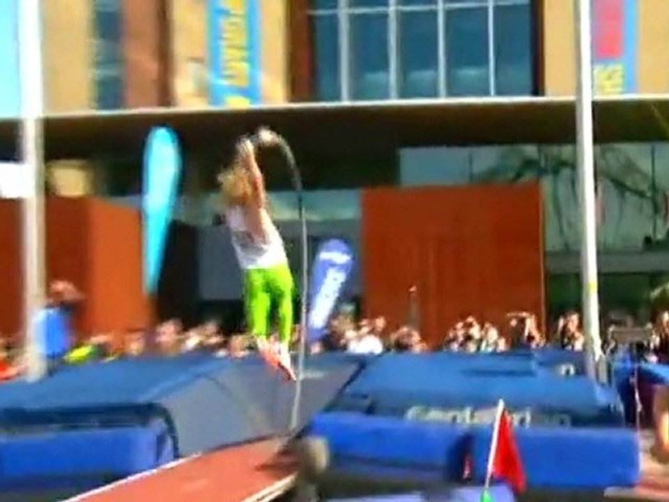 Steve Hooker et son saut à la perche raté