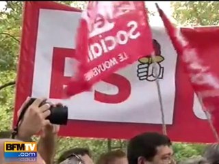 Retraites : les politiques dans la manifestation