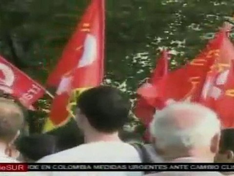 Protestas en Francia contra reforma sistema pensiones
