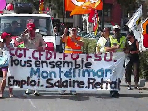 Manif retraites Montélimar 27/09/2010