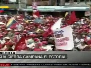 PSUV cierra campaña electoral