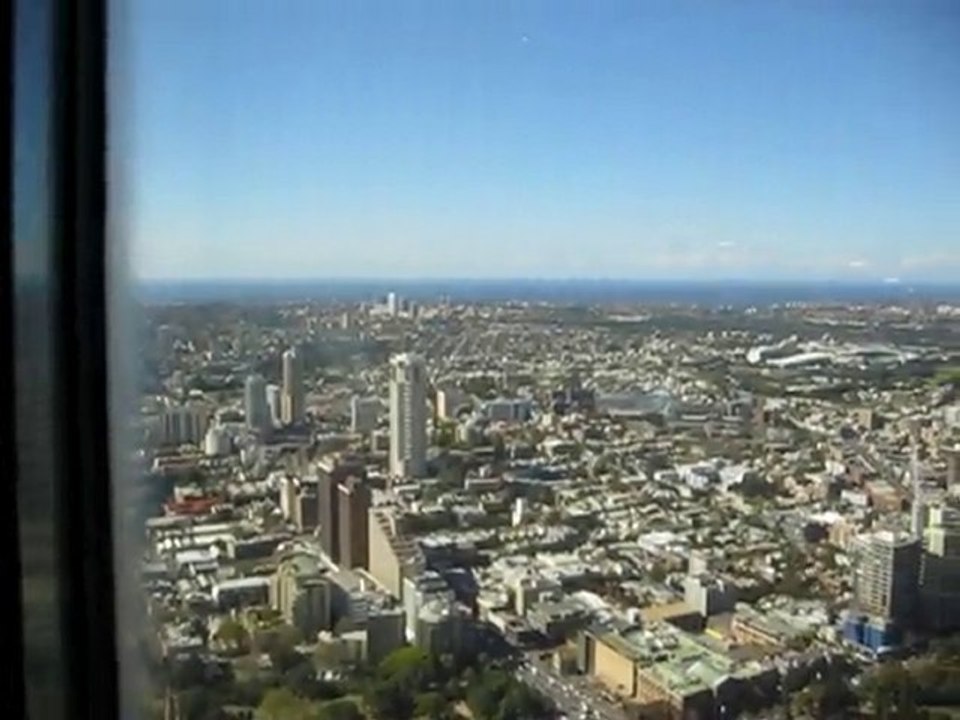 Vue panoramique de la tour de sydney