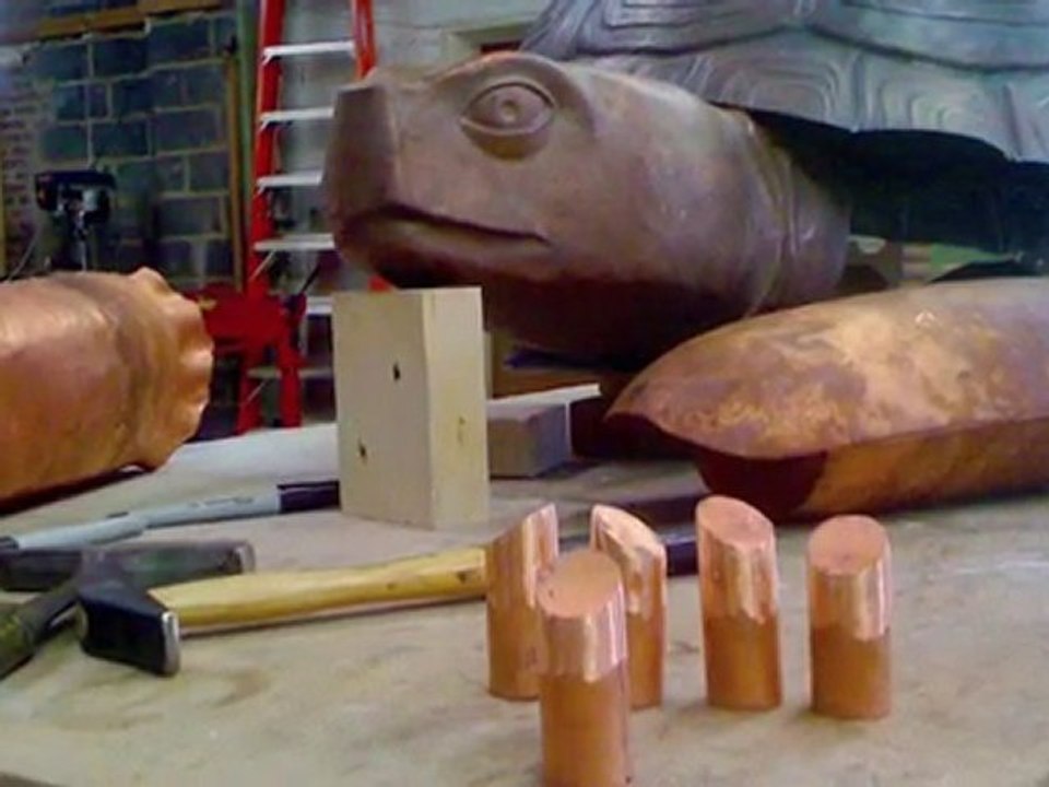 Tortoise Sculpture - photo documentary