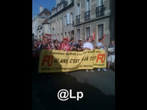 Manif Dijon retraite 23 Sept 2010