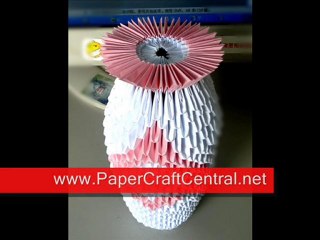 3D Origami Vase