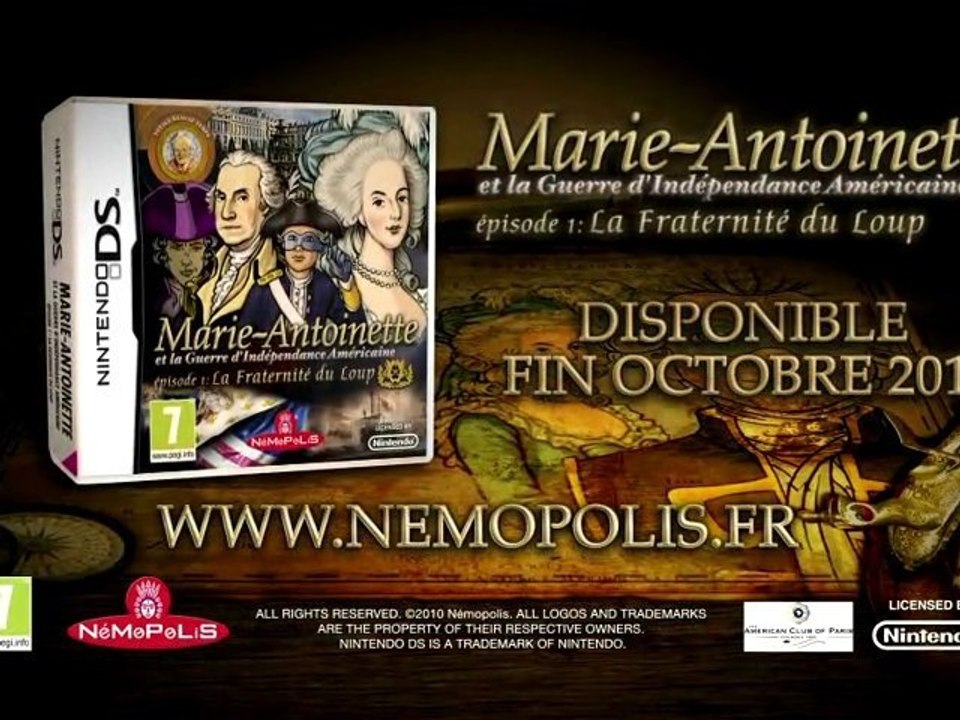 Trailer Marie-Antoinette (Nintendo DS)