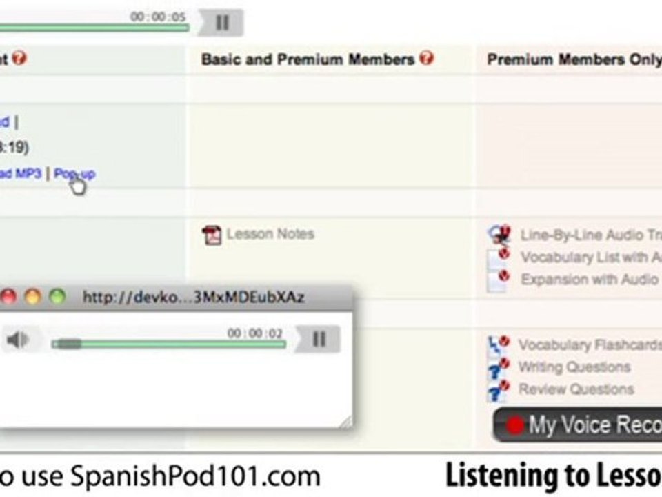 Spanish Tutorial Video 2: Lesson Navigation