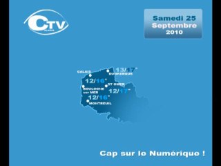 Calaisis TV : Météo du Samedi 25 Septembre 2010